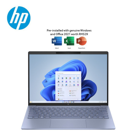 HP Pavilion Aero 13-bg0015AU 13.3" WUXGA Laptop Sky Blue ( Ryzen 5 8640U, 16GB, 512GB SSD, ATI, W11, HS )