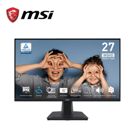 MSI PRO MP275Q 27" WQHD 100Hz Flat Monitor ( HDMI, DP, 3Yrs Warranty )