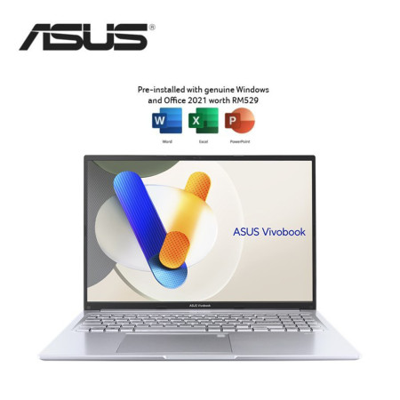 Asus Vivobook 16 A1605Z-AMB2153WSM 16'' WUXGA Laptop Transparent Silver ( i5-12500H, 16GB, 512GB SSD, Intel, W11, HS+M365 )