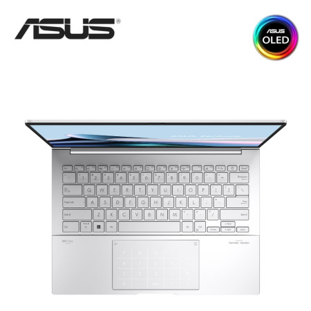 Asus Zenbook 14 OLED UX3405M-APP145WS 14" 3K Laptop Foggy Silver ( CU7-155H, 32GB, 1TB, Intel Arc, W11, HS )