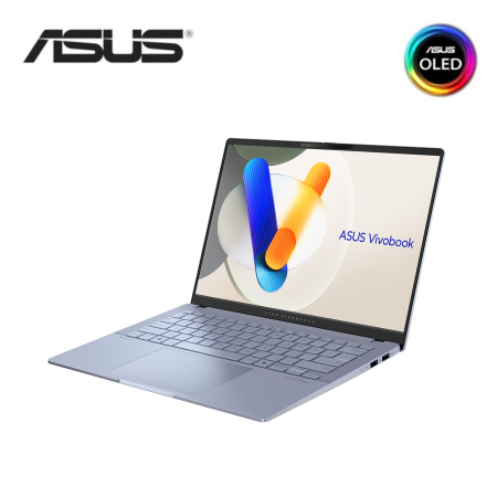 Asus VivoBook S 14 OLED S5406M-AQD228WS 14'' WUXGA Laptop Mist Blue ( CU7-155H, 16GB, 512GB SSD, Intel, W11, HS )