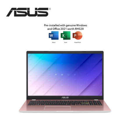 Asus Vivobook Go 15 E510K-AEJ732WS 15.6'' FHD Laptop Rose Pink ( Celeron N4500, 8GB, 512GB SSD, Intel, W11, HS )