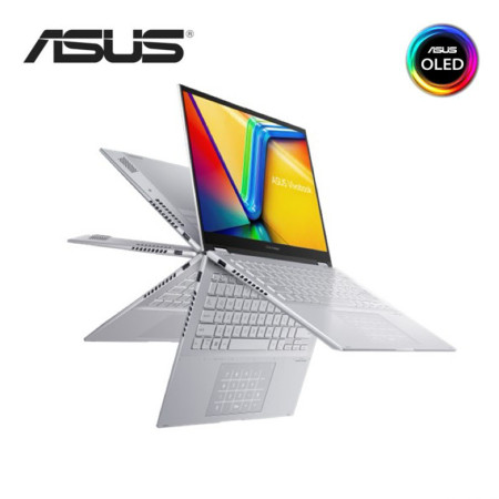 Asus Vivobook S 14 Flip TN3402Y-ALZ308WS 14'' WUXGA Touch Laptop Cool Silver  ( Ryzen 5 7430U, 8GB, 512GB SSD, ATI, W11, HS )