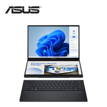 Asus Zenbook Duo 14 OLED UX8406M-APZ032WS 14" 3K Touch Laptop Inkwell Gray ( CU7-155H, 32GB, 1TB, Intel Arc, W11, HS )