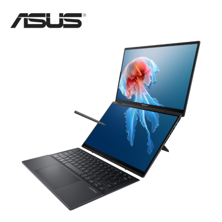 Asus Zenbook Duo 14 OLED UX8406M-APZ032WS 14" 3K Touch Laptop Inkwell Gray ( CU7-155H, 32GB, 1TB, Intel Arc, W11, HS )