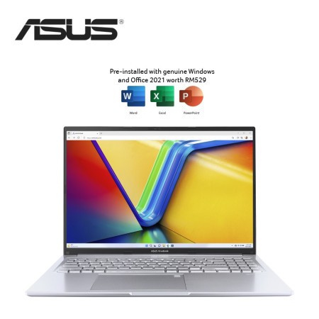 Asus Vivobook 16 M1605Y-AMB423WS 16'' WUXGA Laptop Indie Black ( Ryzen 7 7730U, 16GB, 512GB SSD, ATI, W11, HS )