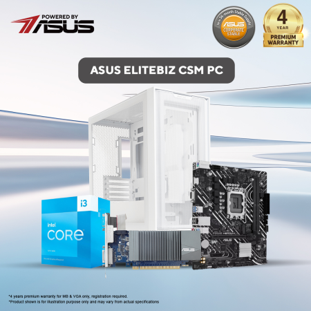 JOI POWERED BY ASUS CSM G4 ( CORE I3-14100F, 16GB, 512GB, GT710 2GB, WIFI, W11P )