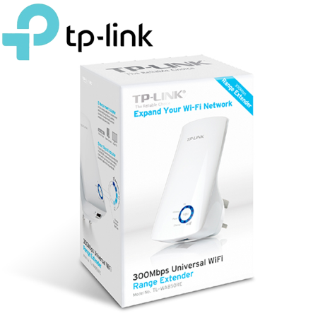 TP LINK 300Mbps Wireless N Wall Plugged Range Extender WA850RE (EU, UK, US)