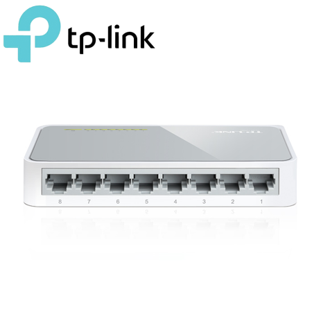 TP LINK 8-Port 10/100Mbps Mini Desktop Switch SF1008D