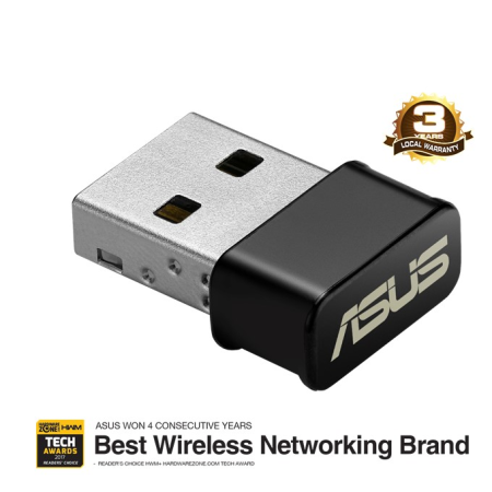 ASUS USB-AC53 Nano AC1200 Dual-band USB Wi-Fi Adapter